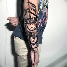 35 Best Anime Tattoos For Men Cool Anime Tattoo Design Ideas Men S Style Vind fantastische aanbiedingen voor anime sleeve. men cool anime tattoo design ideas