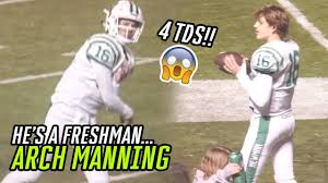 He is a producer and writer, known for фердинанд (2017), college bowl and американская семей. 9th Grader Arch Manning Is Already A Top College Prospect Eli Peyton S Nephew Takes Over Game Youtube