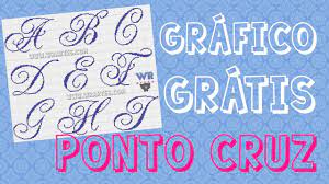 Para bordar ponto cruz em toalha você irá precisar de: Alfabeto Requintado Maiusculo Grafico Gratis De Ponto Cruz Youtube