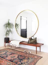 What size mirror should i be looking for? 10 Ways To Decorate With Round Mirrors