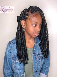 Pin By Debora On Fauxxx Locs Weave Hairstyles Braided Girls Hairstyles Braids Faux Locs Hairstyles