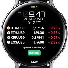 Crypto Dashboard Watch Face Watch Faces Cryptocurrency Galaxy