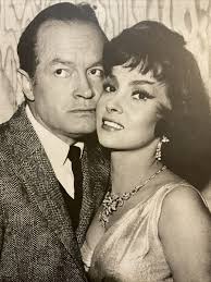 TWO BOB HOPE + GINA LOLLOBRIGIDA RARE Vintage PROP Large Photo