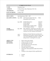But what you can have is a college student resume that paints a picture of a determined, positive and productive personality. Free 10 Sample High School Cv Templates In Ms Word Pdf