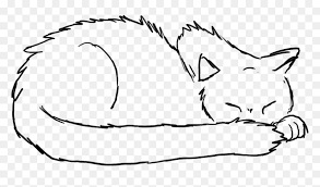 Browse more than 4100 white icons by category. Cat Sleeping Clipart Black And White Svg Freeuse Download Sleeping Cat Clipart Black And White Hd Png Download Vhv