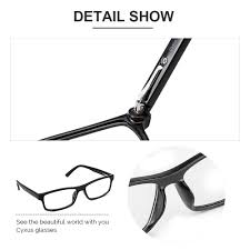 Cyxus Blue Light Blocking Glasses Men Women Spring Hing Computer Glasses Anti Eye Eyestrain Clear Lenses Unisex Eyeglasses 8323 Lastest Fashion And Style