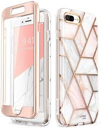 Find iphone cases and screen protectors to defend your phone against water, dust, and shock. Amazon Com I Blason Cosmo Glitter Clear Bumper Case For Iphone 8 Plus Iphone 7 Plus Marble