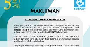 Sebab, beranda media sosialnya hanya dipenuhi dengan postingan anda. Bernamaians Etika Penggunaan Media Sosial
