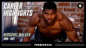 Herschel walker was born in the year 1962, on march 3 in wrightsville, georgia, the united states. Herschel Walker S Physical Freak Career Highlights Nfl Legends Youtube