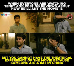 With the movie out in indian cinemas, many have expressed their exasperation through hilarious memes. Fukkard Tenet Facebook