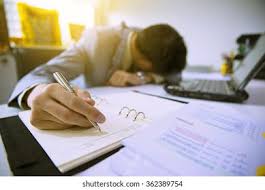 If you're studying business, the calculus or statistics classes you'll have to take will likely be harder than accounting. Hard Work Businessman Accounting Office Stock Photo Edit Now 362389754