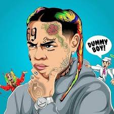 1,641 rapper cartoons on gograph. 6ix9ine On Instagram What Song Would You Like For 6ix9ine To Do Next Let Us Know Cartoon Art Styles Rapper Art Black Art Pictures