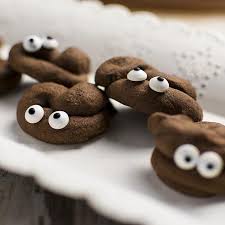Die sache ist allerdings die: Haufchenkekse Kackkekse Schokoladenmurbeteigrezept