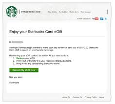 Avoid the need to top up your balance every time. Has Sent You An Egift Card Starbucks Office Of Information Technology
