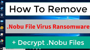 Lalu bagaimana cara mengembalikan file asli kita? Nobu File Virus Nobu Ransomware Decrypt Nobu Files Removal Tool Youtube