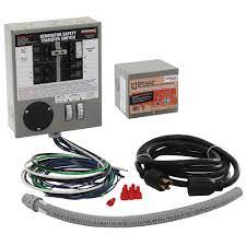 I have a 17,500 portable generator and have installed a 50 amp transfer switch, which has a 30 amp inlet. Generac 30 Amp Indoor Generator Safety Transfer Switch Kit For 6 10 Circuits The Home Depot Canada