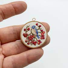 All categories embroidery accessories fabric cutters heat presses printers sewing machines software. Collectible Accessories For Dollhouse Decor Embroidery Jewelry Miniature Embroidery Embroidery Craft