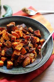 North Indian Spiced Roasted Sweet Potatoes Eats Well With Others Recipes Whole Food Recipes Sweet Potato Recipes