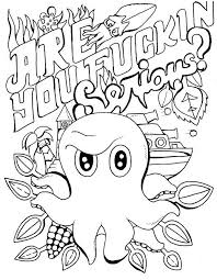 Magnificent coloring page representing a giant octopus at the bottom of the sea, with fishes, coral and a mysterious treasure. Pin On Library Coloring Pages