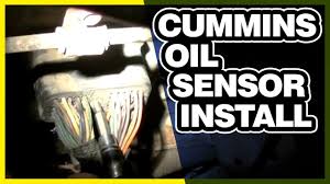 Use an electronic leak detector check for leaks at the inlet and outlet ttings, using a soapy solution or an electronic leak detector the amount of data stored is only limited by available pc ram. How To Install A Cummins Oil Sensor No Oil Pressure Youtube