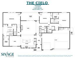 A 3 car garage plan has space for your cars, off season items & a workshop! The Cielo 3 Car Garage New Home Floor Plan At Vista Azul In Albuquerque