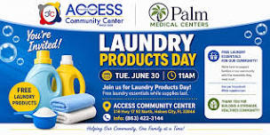 Laundry Products Day with Palm Medical Centers
