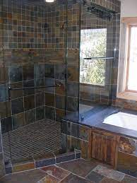 Images of slate wall cladding tiles, flagstones and floor tiles and solid stone shower trays provided by customers of ardosia in our bathroom gallery. Slate Tile Shower American Traditional Bathroom Sacramento By Wood Ridge Construction Inc Houzz