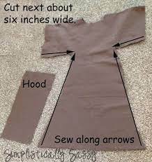 Easy Jedi Robe Tutorial By Simplistically Sassy Star Wars Birthday Party Star Wars Party Star Wars Birthday