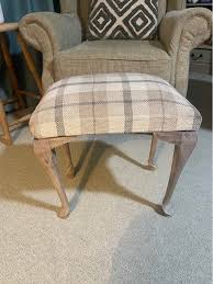 Recently replaced all foam and recovered with new plaid material. White  washed timber. Pick up Taree or Cundletown. Cash only.