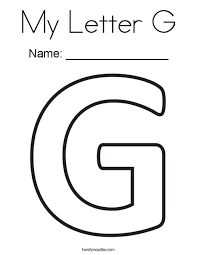 Select from 35915 printable coloring pages of cartoons, animals, nature, bible and many more. My Letter G Coloring Page Twisty Noodle