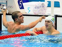 Bruno fratus garantiu medalha de bronze para o brasil ao chegar em terceiro lugar, com o tempo de 21.57s., nos 50 metros livre da natação. Bruno Fratus Cesar Cielo Swimmer Sumo Wrestling Sports