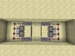 how to make a horizontal retractable 2x2 piston door minecraft designs minecraft redstone creations minecraft redstone