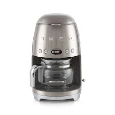 Smeg Stainless Steel Drip Coffeemaker Reviews Crate And Barrel Coffee Maker Retro Refrigerator Smeg