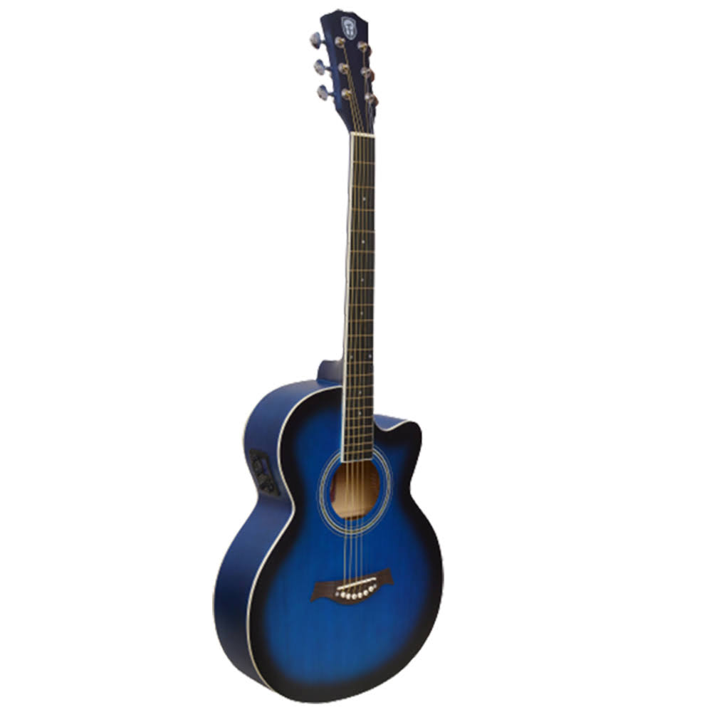 Techno TM-39 EQ3 Semi-Acoustic Guitar - Blue product image