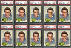 Already in his second year when his first card was released, payton made those that pulled his rookie card very happy by doubling his yardage from the previous year. 1976 Topps Walter Payton Psa Graded Rookie Card Lot Of 15