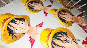 Comment dessiner (speed drawing ) Luffy au chapeau de paille dans  différents style d'animé [4k]. - YouTube