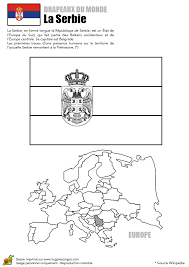 Coloriage Europe Drapeau Serbie Avec Images Drapeau Serbie Drapeau Drapeaux Du Monde
