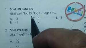 5 log 2+ 2 log 2 = 2. Logaritma Bentuk Perkalian Dan Pengurangan Youtube