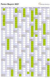 Termine bundeslandweit zu schulferien für das jahr 2021 auf ferienwiki.de, dem auskunftsportal zu feiertagen, kalendern und ferienterminen. Ferien Bayern 2021 Ferienkalender Zum Ausdrucken