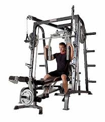 marcy deluxe diamond elite smith cage home workout machine