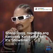 Binati ni Snoop Dogg ang kanyang "It's Showtime" Kalokalike Ibinahagi ni  Snoop Dogg sa kaniyang Instagram page ang isang clip mula sa programa kung  saan makikita ang mga nakatatawang interaksyon ng mga