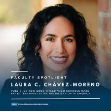 Faculty Spotlight: Laura C. Chávez-Moreno's first book, “How Schools Make  Race: Teaching Latinx Racialization in America,” is a powerful exploration  of identity and education. 📚✨ Laura's work challenges us to embrace  “ambitious