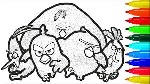 You could also print the image using the print button above the image. Angry Birds 2 Coloring Pages With Colored Markers For Young Children Angry Birds 2 Coloring Pages Youtube