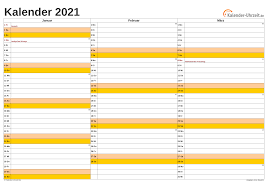 / hier gibt es terminplaner und kalender für 2021 kostenlos zum download. Excel Kalender 2021 Kostenlos