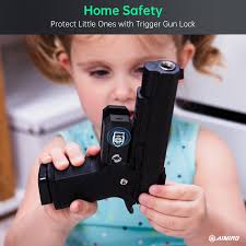 Biometric Gun Lock Quick RFID Lock Wall Mount SHOTGUN RACK For Fast Access  & Secure Bison L2 Fingerprint Trigger Lock