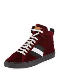 Bally Sneakers Clearance Bally Hedern Velvet High Top