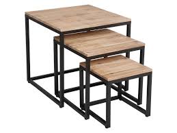 Table Basse Gigogne Carree Brooke Vente De Table Et Chaises De Jardin Conforama Table Basse Gigogne Table Basse Table Basse Bois