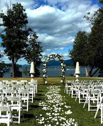 Experience And Creative Design Ltd Lakefront Weddings Lake George Outdoor Wedding
