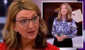 As the 9am bulletin began on the bbc news channel, victoria was seen in the studio background bending over and muttering oh my god! as she grappled with the 4.5in (11.40cm) black tasselled heels Victoria Derbyshire Suffers Awkward Wardrobe Malfunction As Chaos Erupts In Bbc Studio Tv Radio Showbiz Tv Express Co Uk