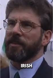 Irish Men with Gerry Adams